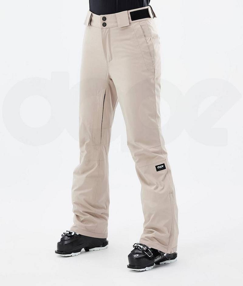 Beige Women\'s Dope Con W Ski Pants | India_D1646