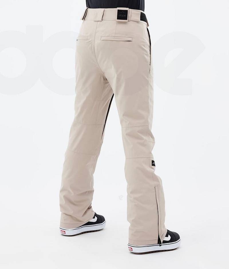 Beige Women's Dope Con W Snowboard Pants | India_D2068