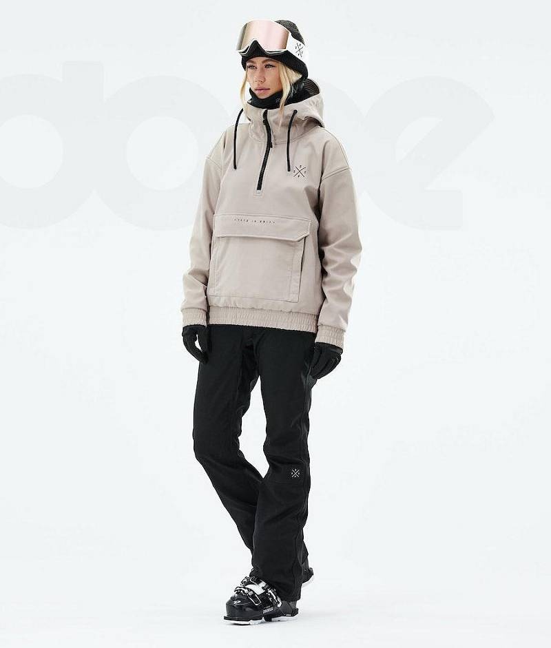 Beige Women's Dope Cyclone W 2021 Ski Jackets | India_D1621