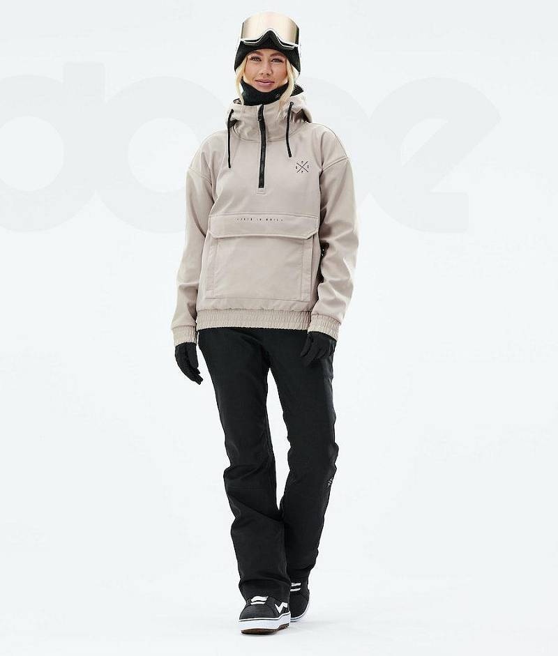 Beige Women's Dope Cyclone W 2021 Snowboard Jackets | India_D1975