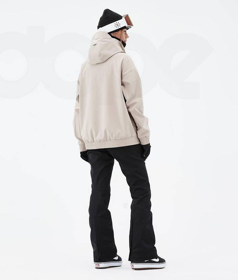 Beige Women's Dope Cyclone W Snowboard Jackets | India_D2503