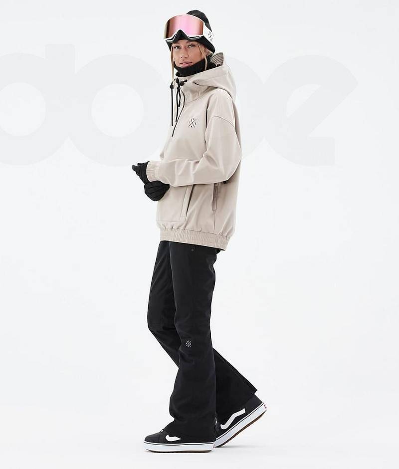 Beige Women's Dope Cyclone W Snowboard Jackets | India_D2503