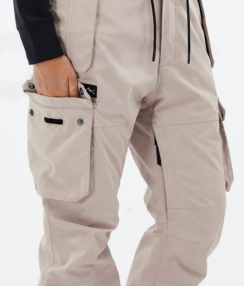 Beige Women's Dope Iconic W Ski Pants | India_D1534