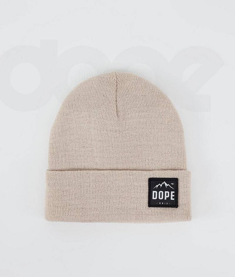 Beige Women\'s Dope Paradise Beanies | India_D1886