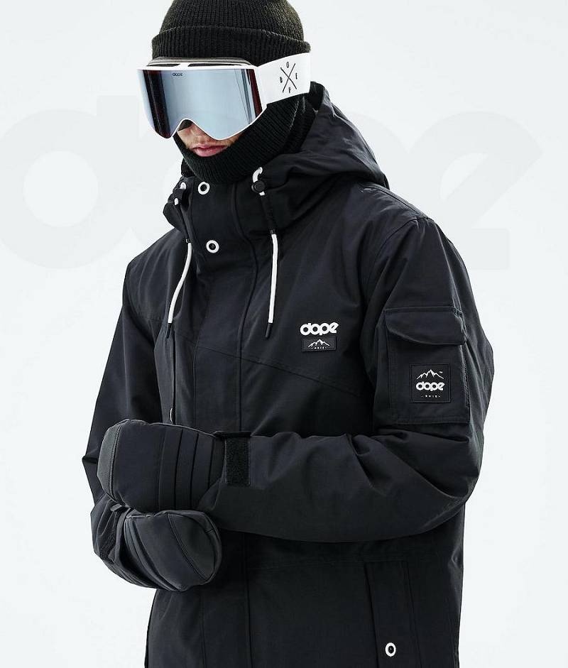 Black Men's Dope Adept 2019 Snowboard Jackets | India_D1404