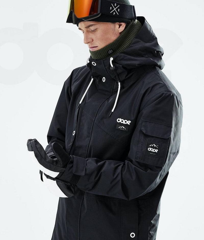 Black Men's Dope Adept 2021 Ski Jackets | India_D1245