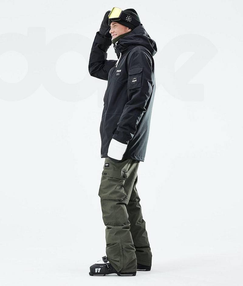 Black Men's Dope Adept 2021 Ski Jackets | India_D1245