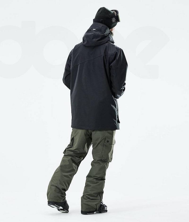 Black Men's Dope Adept 2021 Ski Jackets | India_D1245