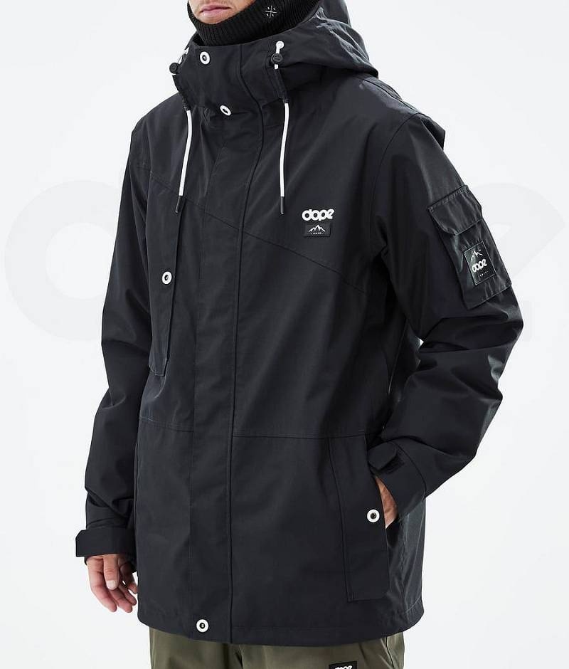 Black Men's Dope Adept Ski Jackets | India_D1143