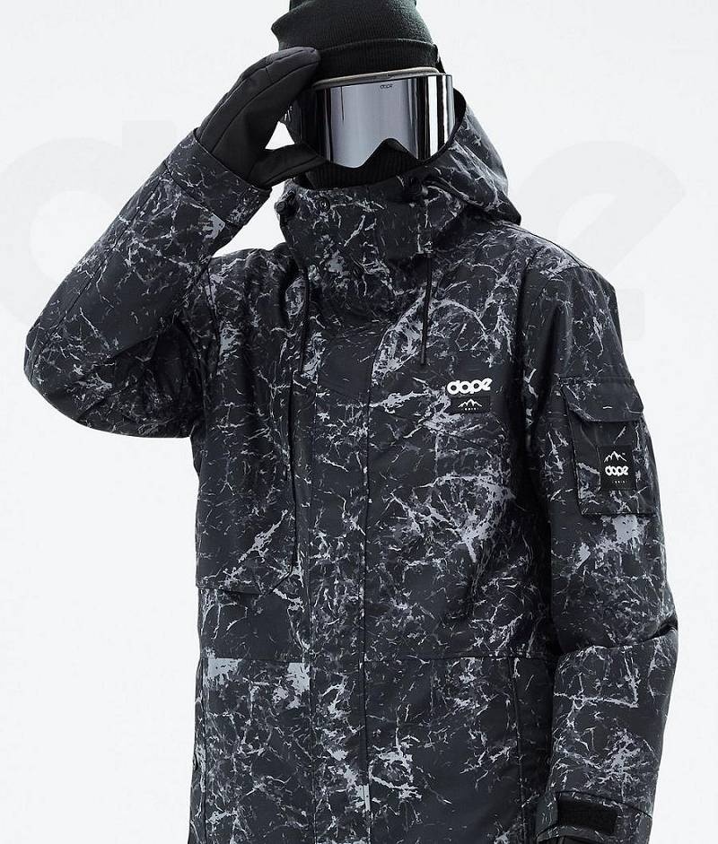 Black Men's Dope Adept Ski Jackets | India_D2156