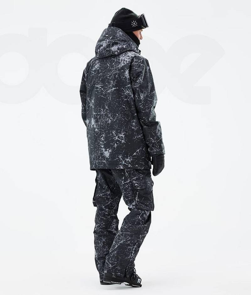 Black Men's Dope Adept Ski Jackets | India_D2156