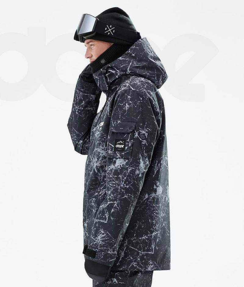 Black Men's Dope Adept Ski Jackets | India_D2156