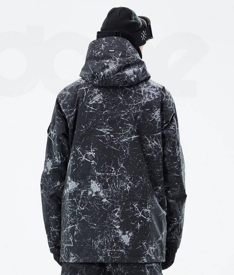 Black Men's Dope Adept Ski Jackets | India_D2156