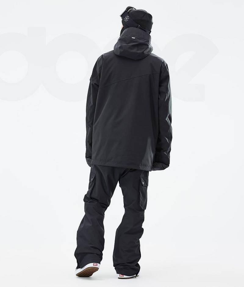 Black Men's Dope Adept Snowboard Jackets | India_D1230