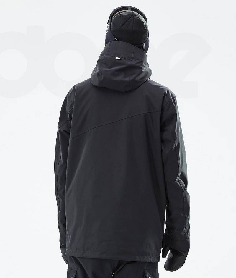 Black Men's Dope Adept Snowboard Jackets | India_D1230