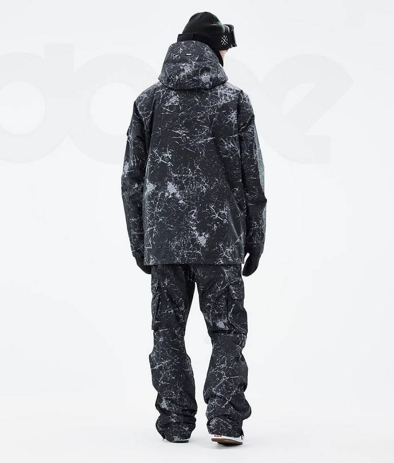 Black Men's Dope Adept Snowboard Jackets | India_D2317