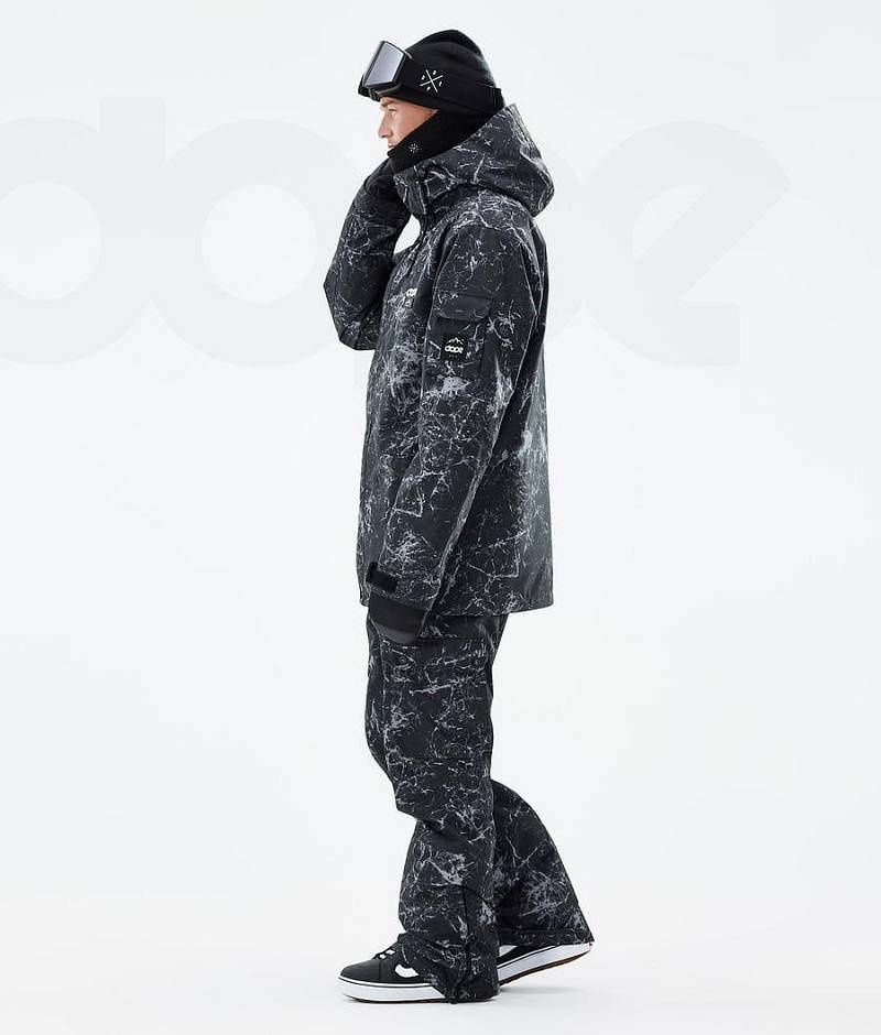 Black Men's Dope Adept Snowboard Jackets | India_D2317