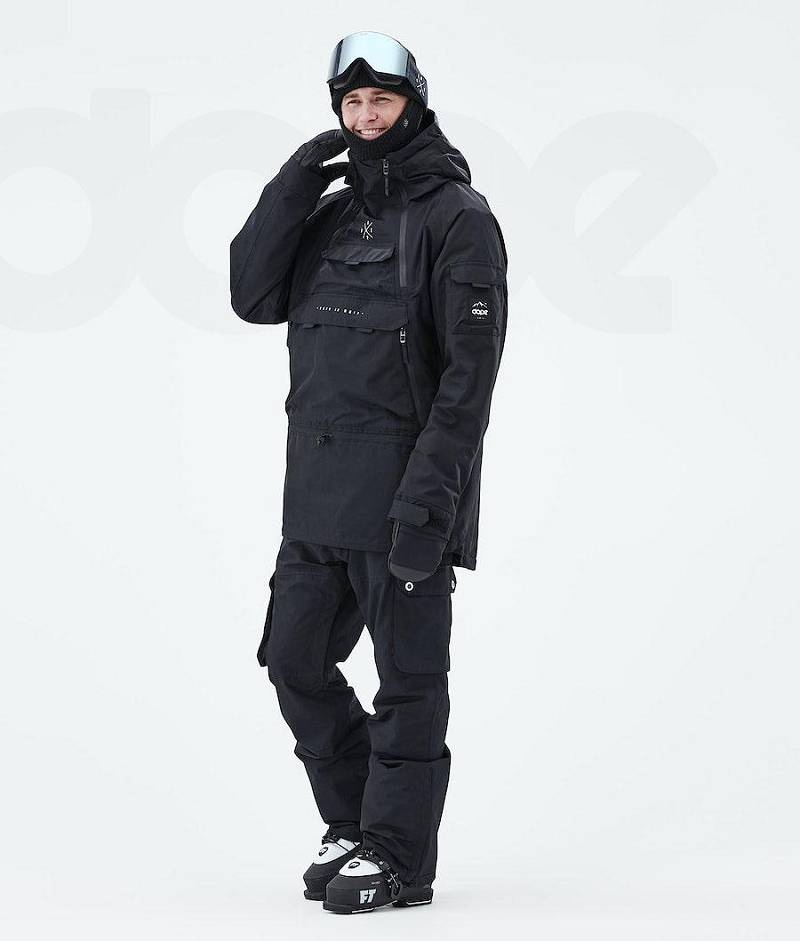 Black Men's Dope Akin 2021 Ski Jackets | India_D2405