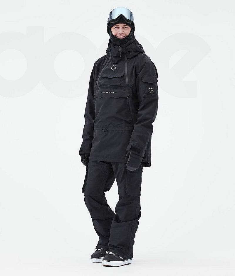 Black Men's Dope Akin 2021 Snowboard Jackets | India_D1078