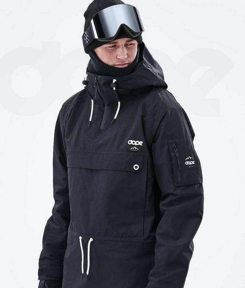 Black Men's Dope Annok 2021 Ski Jackets | India_D2344