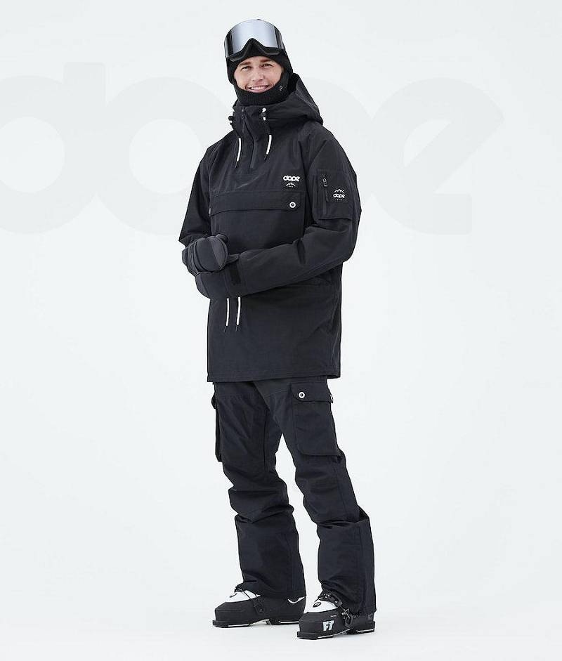 Black Men's Dope Annok 2021 Ski Jackets | India_D2344