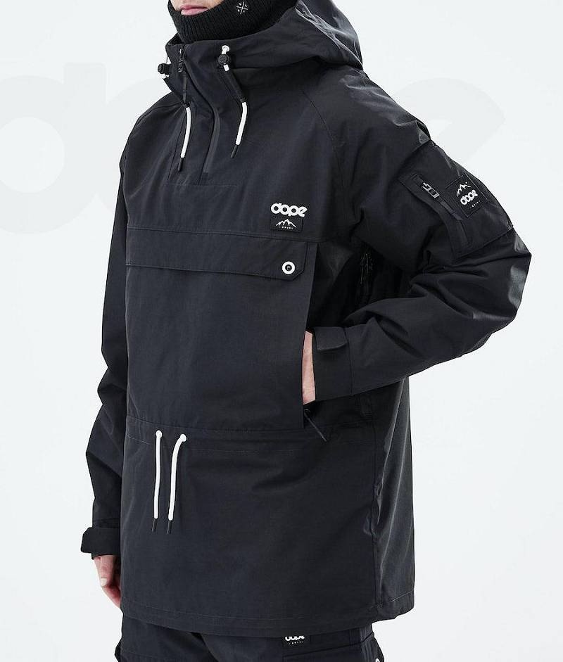 Black Men's Dope Annok 2021 Ski Jackets | India_D2344