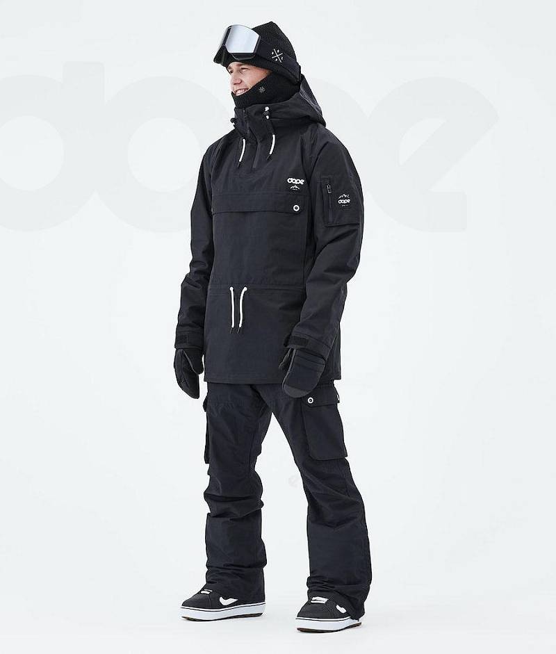 Black Men's Dope Annok 2021 Snowboard Jackets | India_D1295