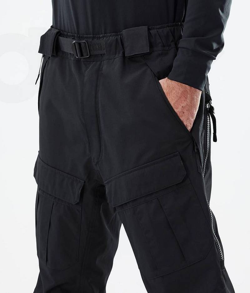 Black Men's Dope Antek Ski Pants | India_D2380