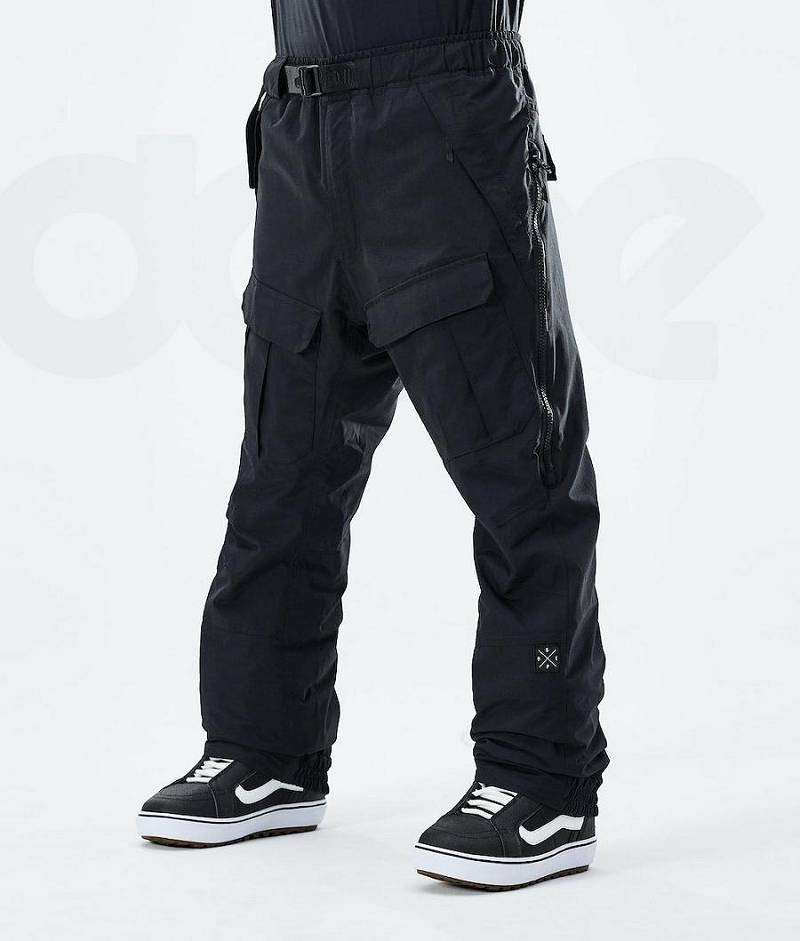 Black Men\'s Dope Antek Snowboard Pants | India_D1977