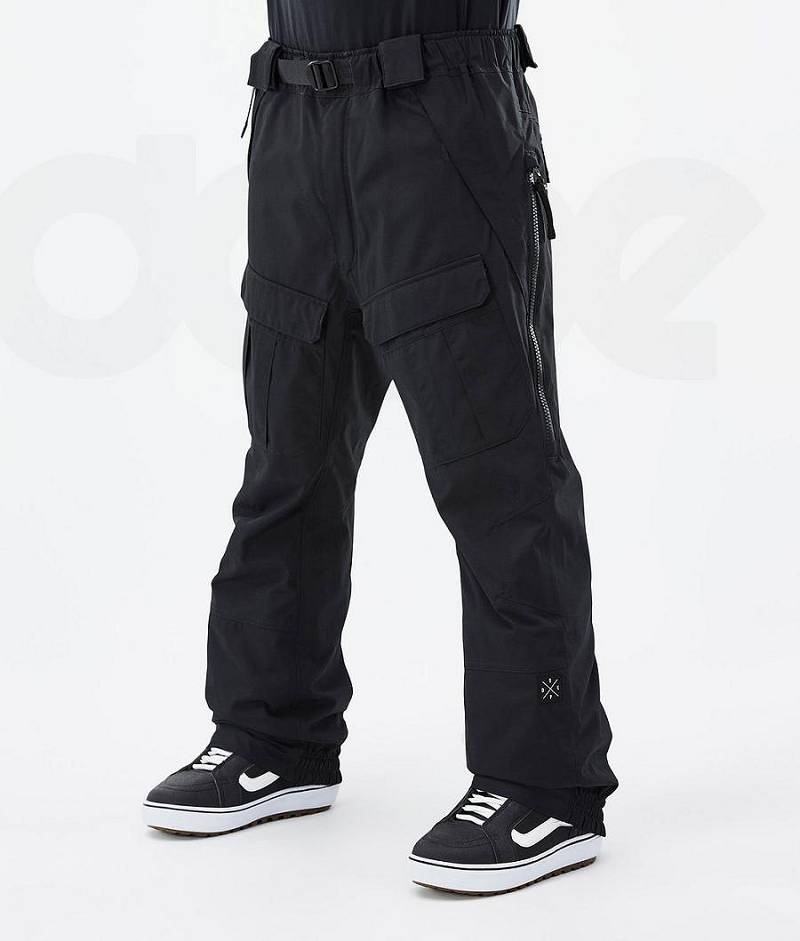 Black Men\'s Dope Antek Snowboard Pants | India_D2046