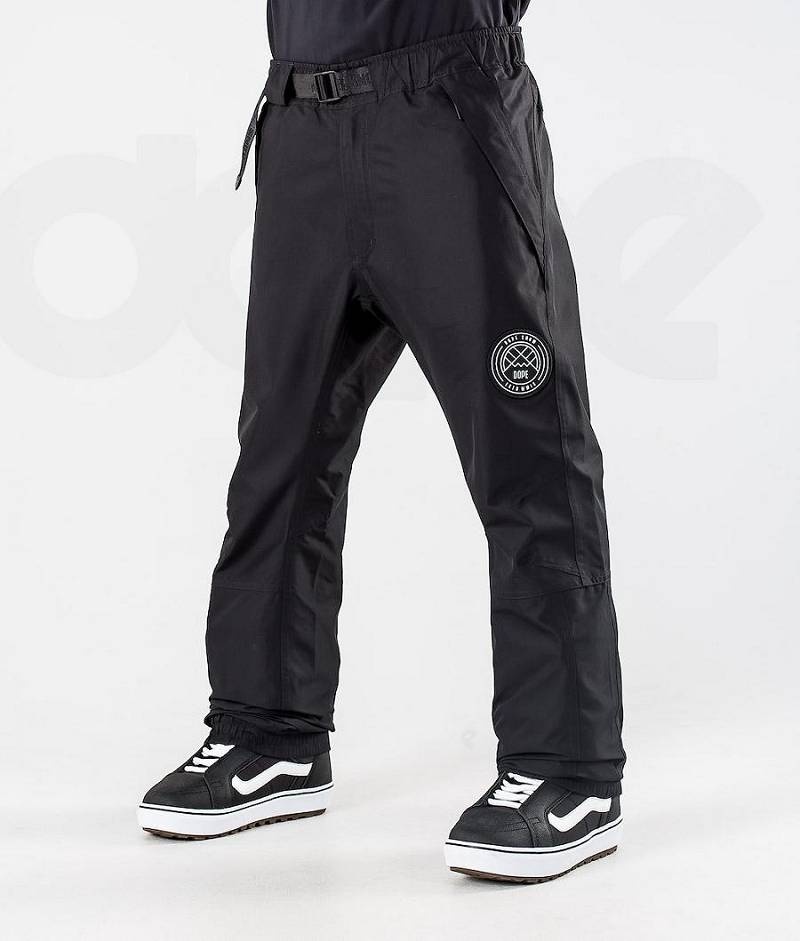 Black Men\'s Dope Blizzard 2020 Snowboard Pants | India_D2296