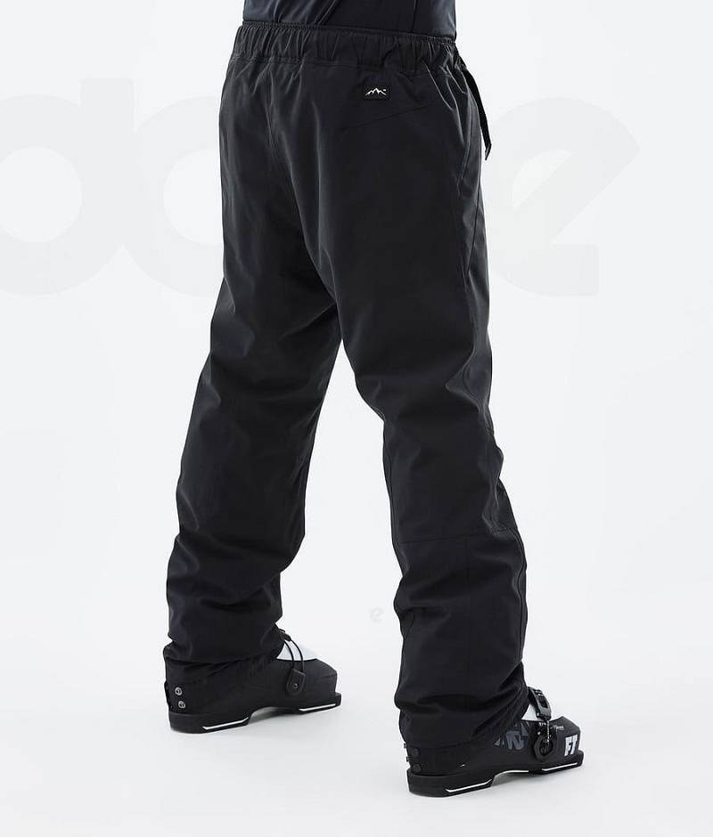 Black Men's Dope Blizzard Ski Pants | India_D2115