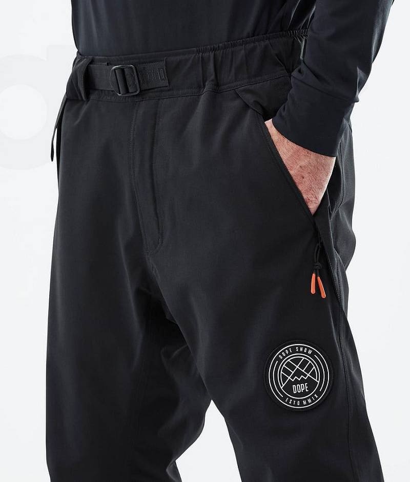 Black Men's Dope Blizzard Ski Pants | India_D2115