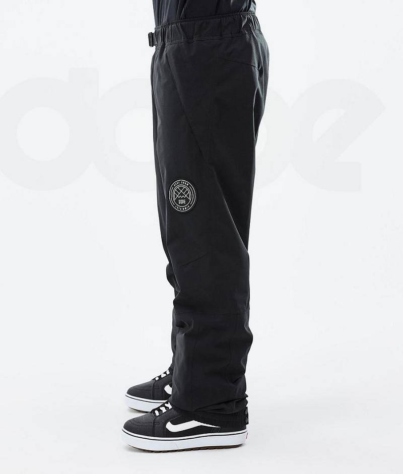 Black Men's Dope Blizzard Snowboard Pants | India_D1639