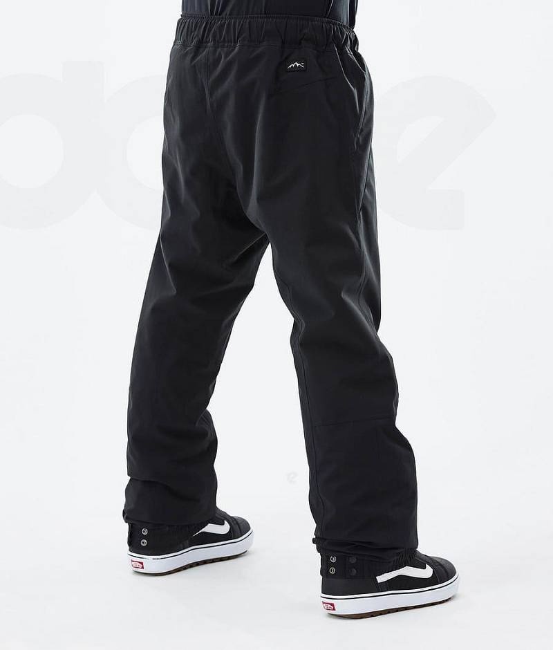 Black Men's Dope Blizzard Snowboard Pants | India_D1639