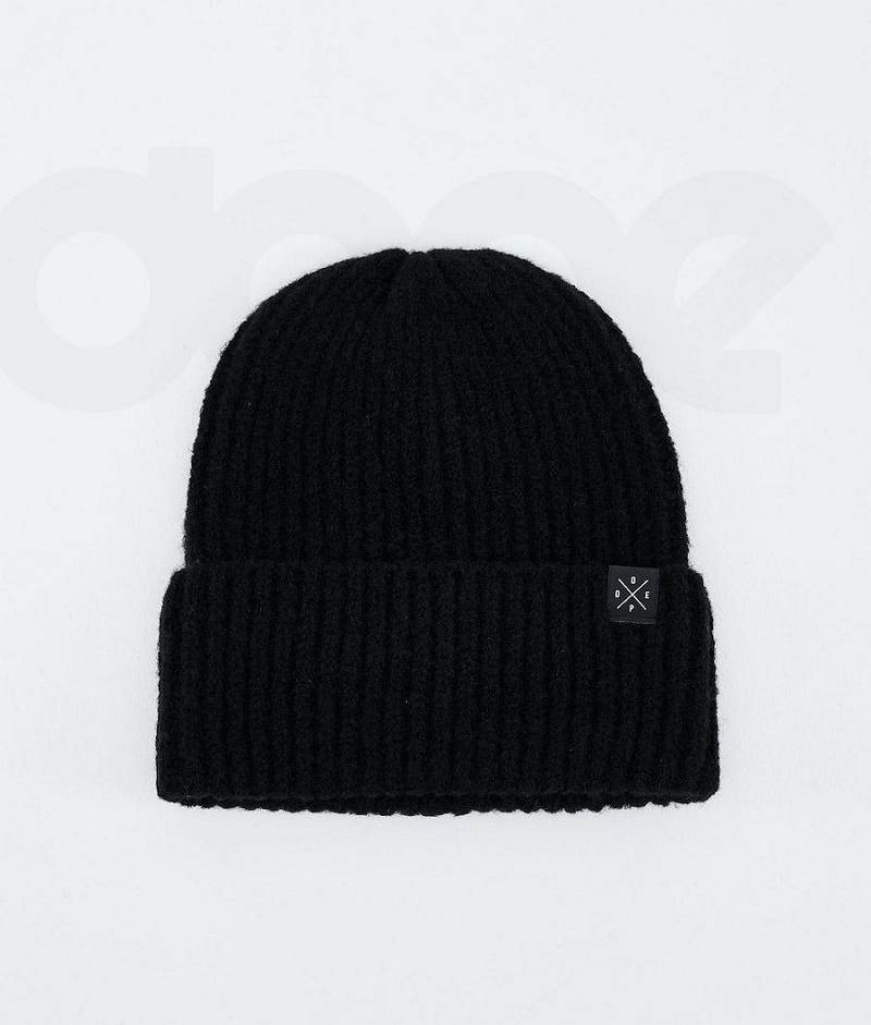 Black Men\'s Dope Chunky Beanies | India_D2059