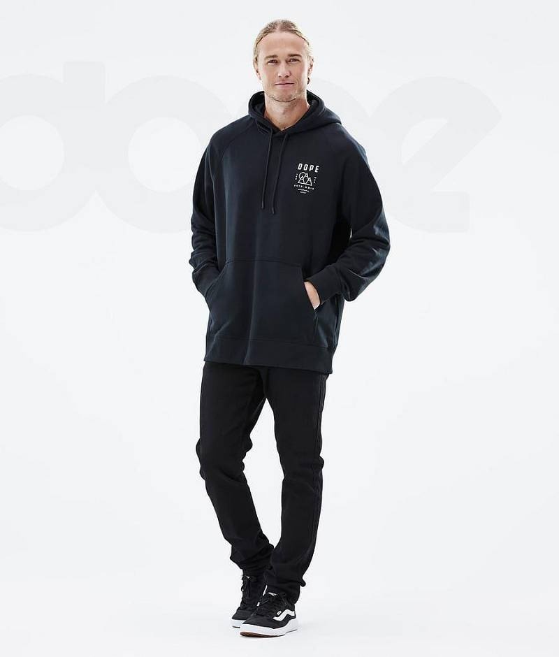 Black Men's Dope Common Hoodies | India_D1275