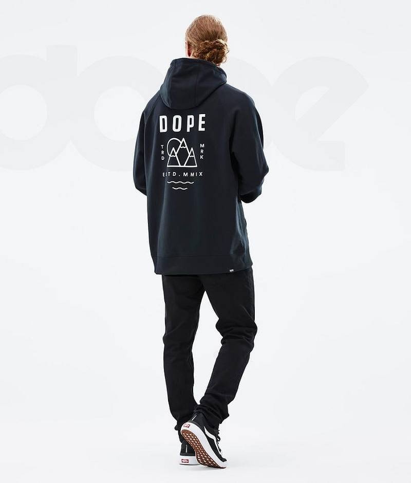 Black Men's Dope Common Hoodies | India_D1275