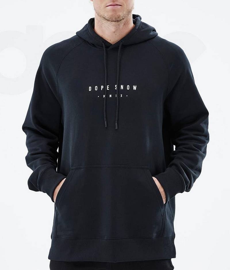 Black Men's Dope Common Hoodies | India_D1635