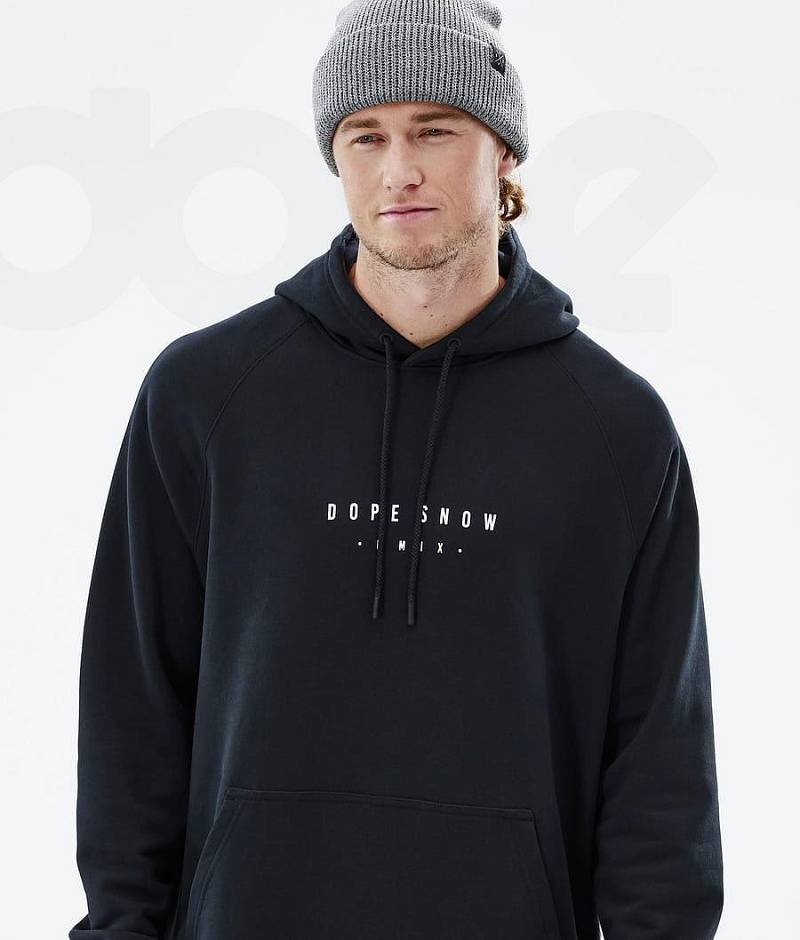 Black Men's Dope Common Hoodies | India_D1635