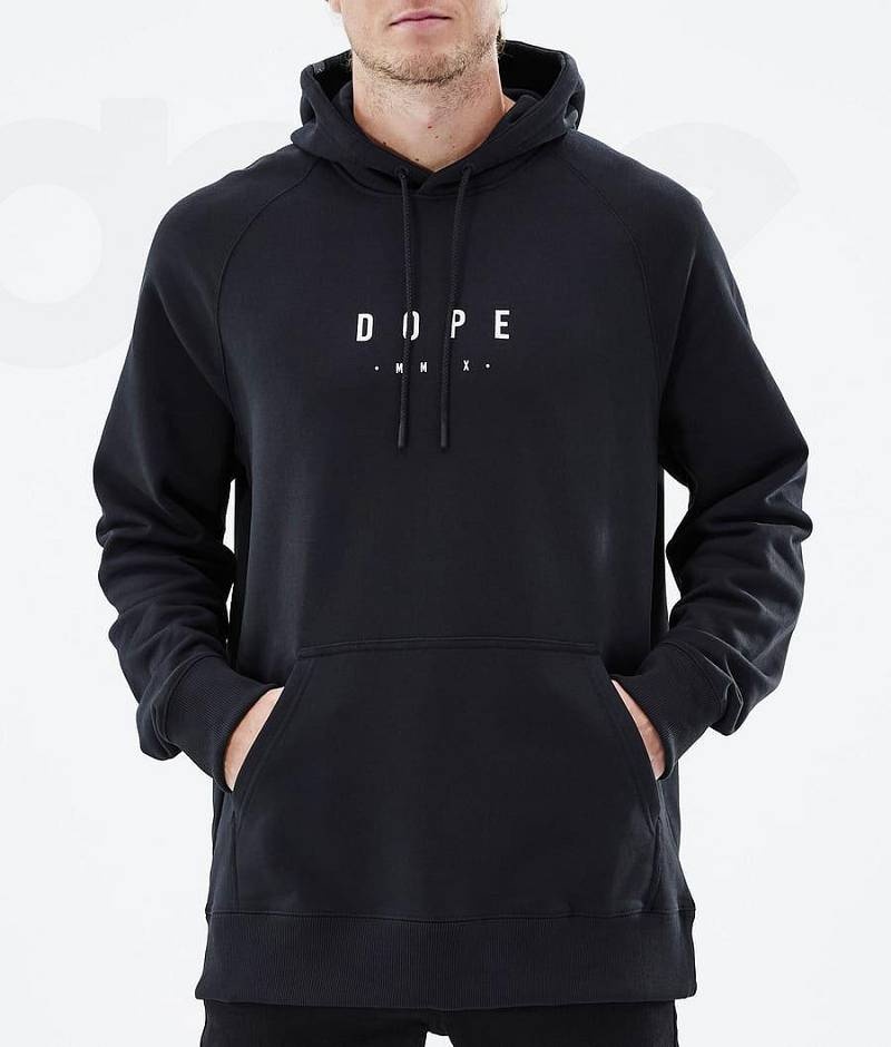 Black Men's Dope Common Hoodies | India_D1877