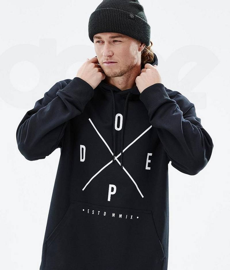 Black Men's Dope Common Hoodies | India_D1987