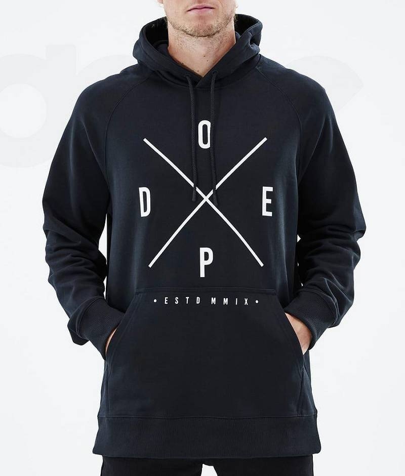 Black Men's Dope Common Hoodies | India_D1987