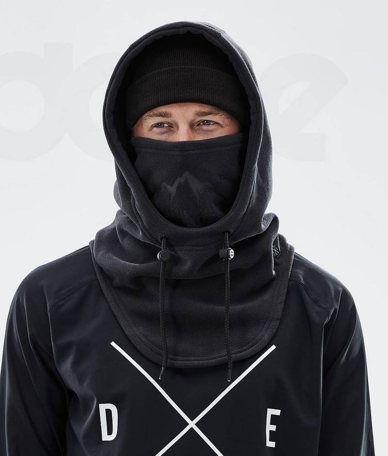 Black Men's Dope Cozy Hood II Facemasks | India_D1202