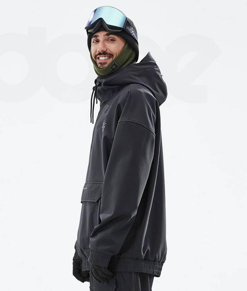 Black Men's Dope Cyclone Snowboard Jackets | India_D1895