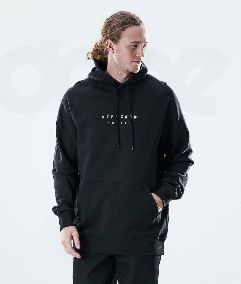 Black Men's Dope Daily Hoodies | India_D1264