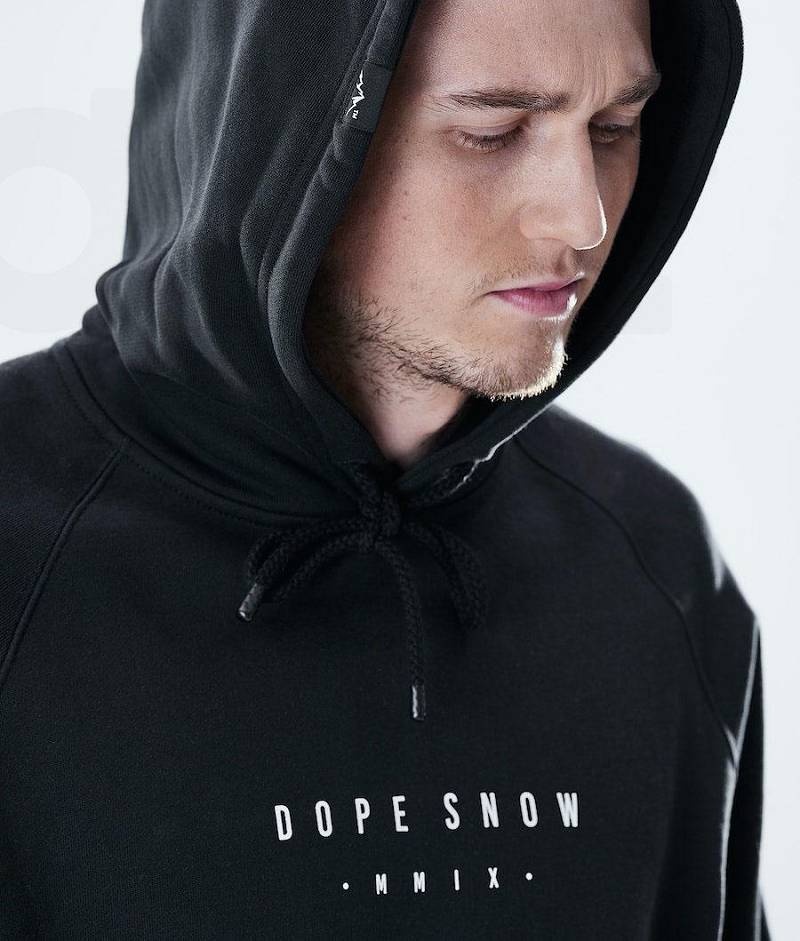 Black Men's Dope Daily Hoodies | India_D1264