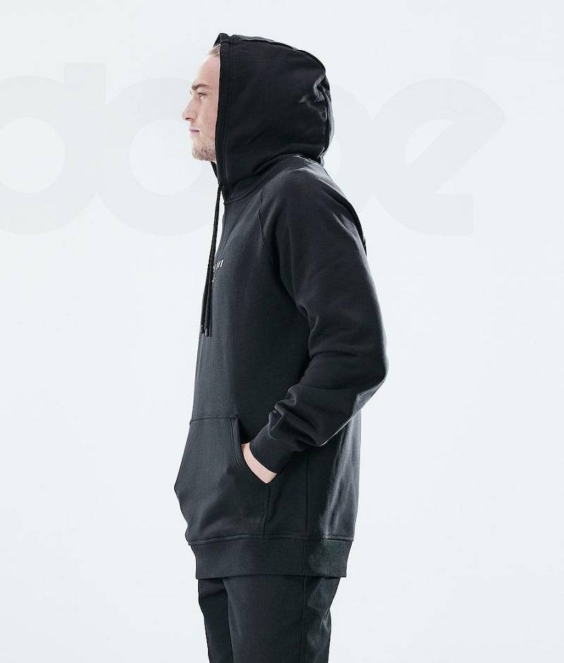 Black Men's Dope Daily Hoodies | India_D1264