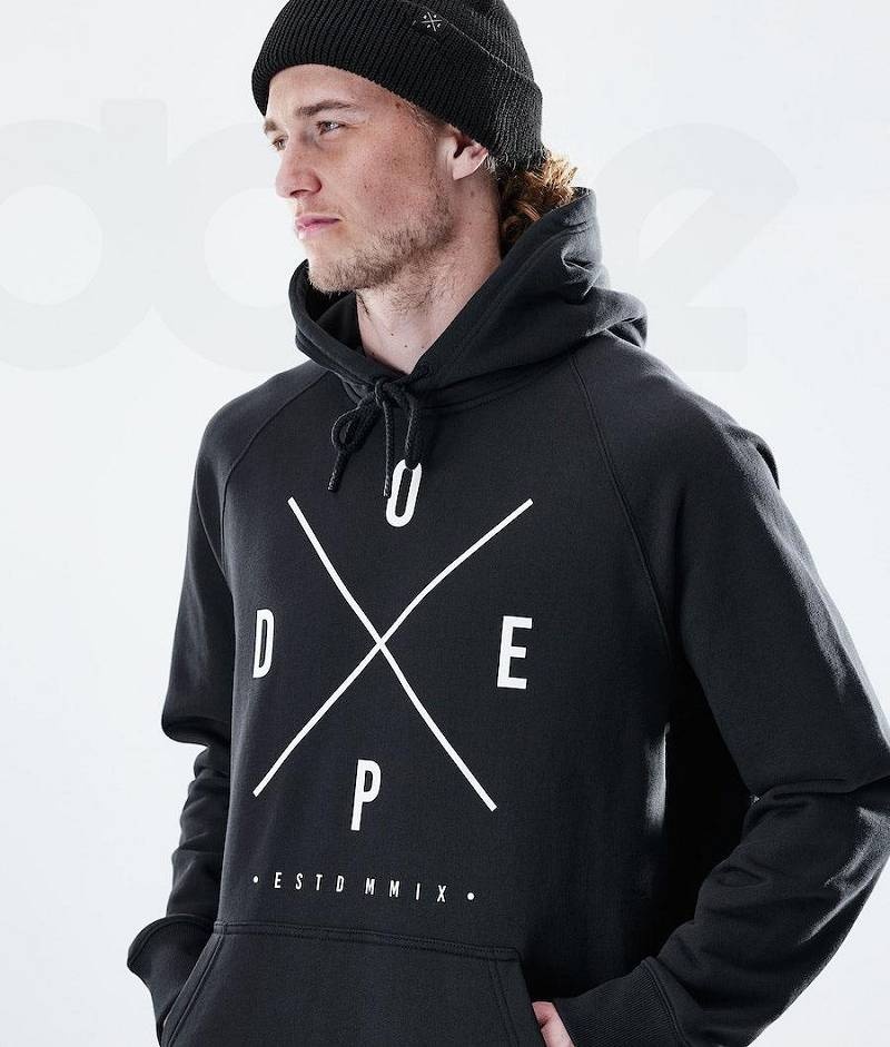 Black Men's Dope Daily Hoodies | India_D2020