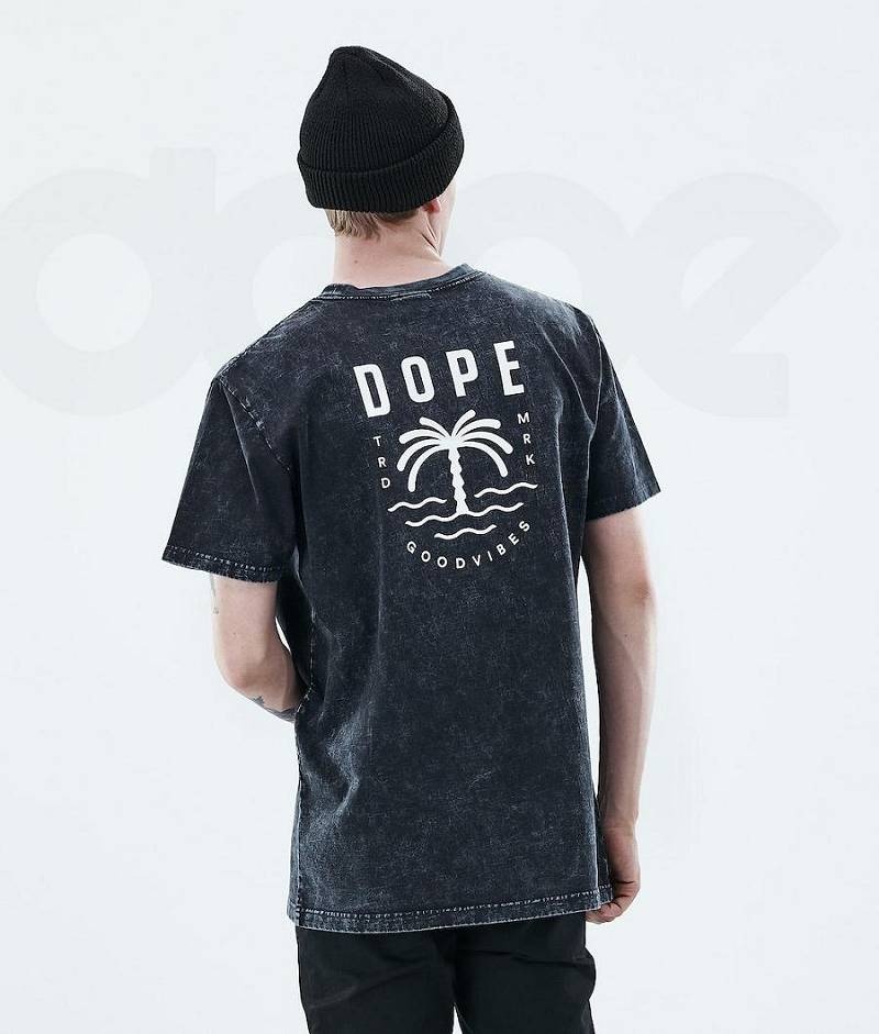 Black Men\'s Dope Daily T-shirts | India_D2434